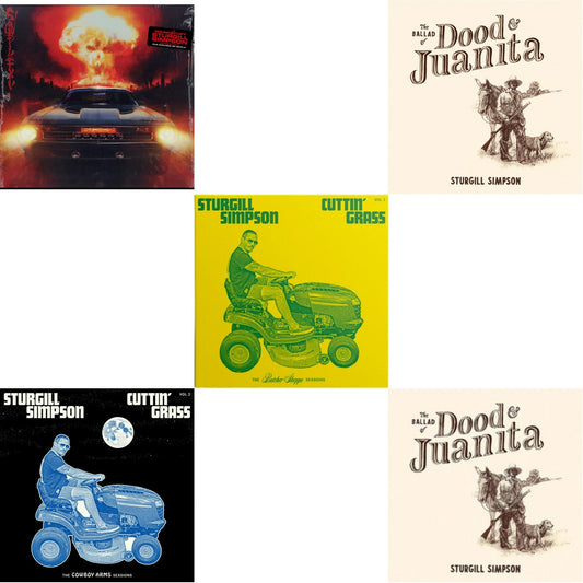Sturgill Simpson - Sound & Fury & Cuttin' Grass - Vol. 2 (Cowboy Arms Sessions) & Cuttin' Grass (2LP) & Ballad Of Dood & Juanita & Ballad Of Dood & Juanita (Natural Colored LP Vinyl/Insert) (I)
