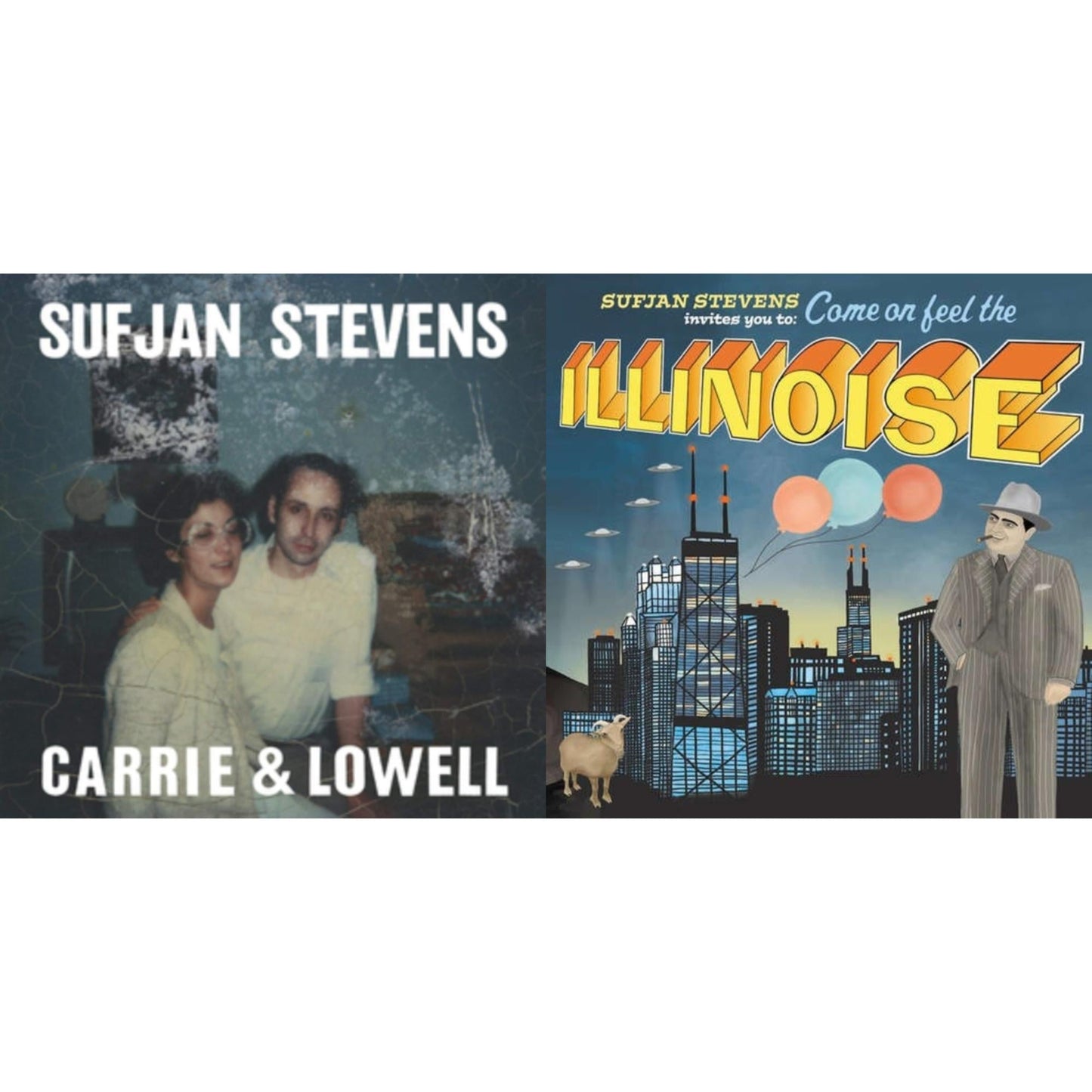 Sufjan Stevens - Carrie & Lowell & Illinoise - LP Vinyl Bundle