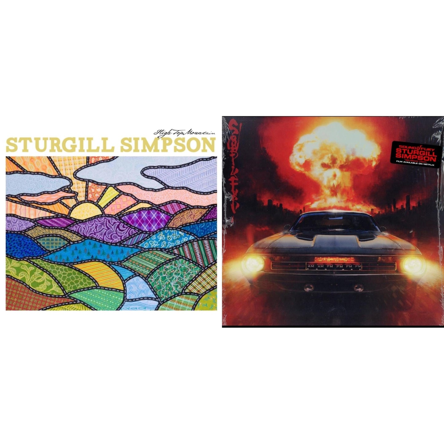 Sturgill Simpson - High Top Mountain & Sound & Fury - LP Vinyl Bundle