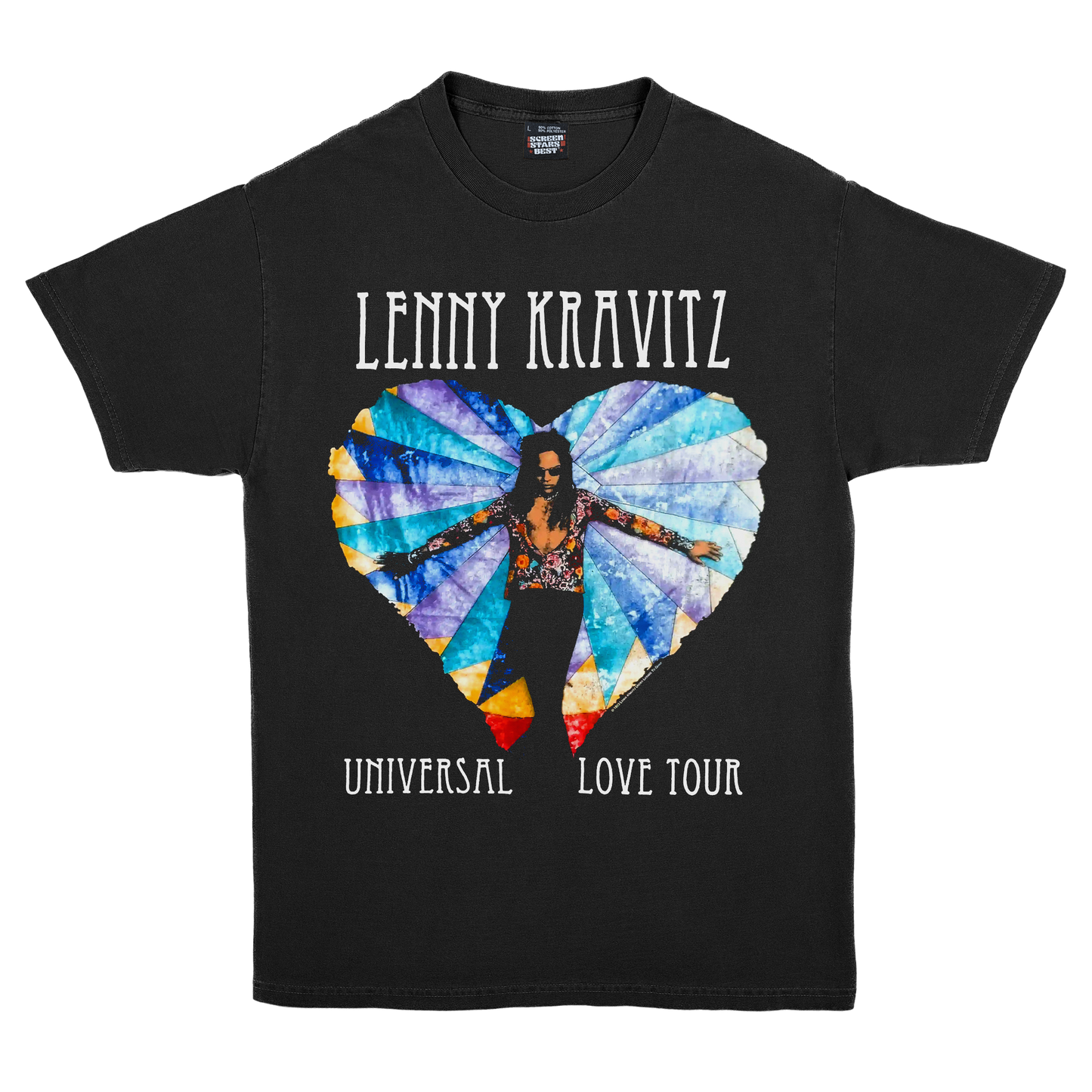 Lenny Kravitz Love Tour Mens T Shirt Black Officially Licensed