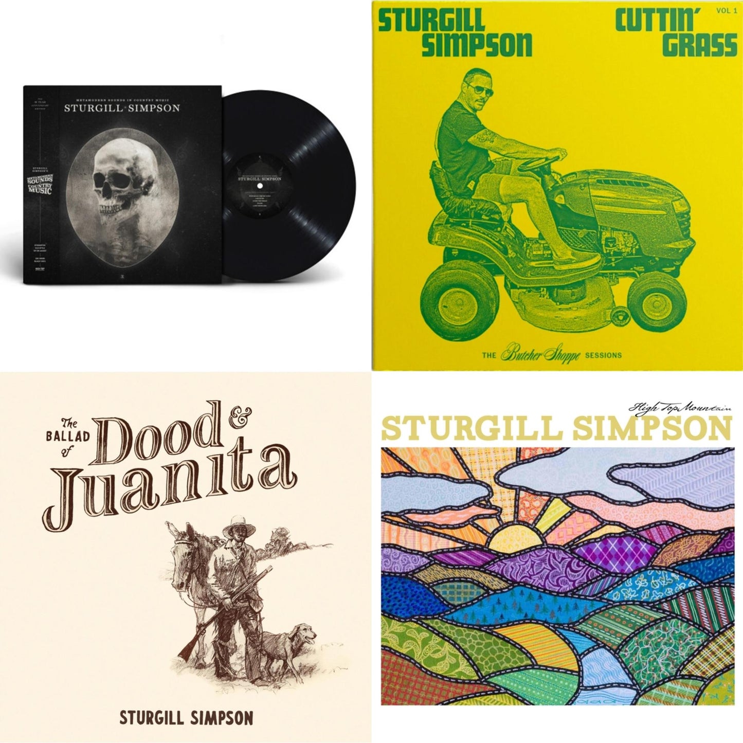 Sturgill Simpson - Metamodern Sounds In Country Music 10 Year Anniversary Edition (180G) & Cuttin' Grass (2LP) & Ballad Of Dood & Juanita & High Top Mountain