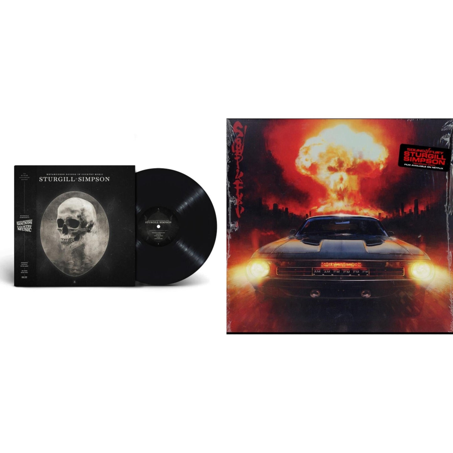 Sturgill Simpson - Sound & Fury & Metamodern Sounds In Country Music 10 Year Anniversary Edition (180G) - LP Vinyl Bundle