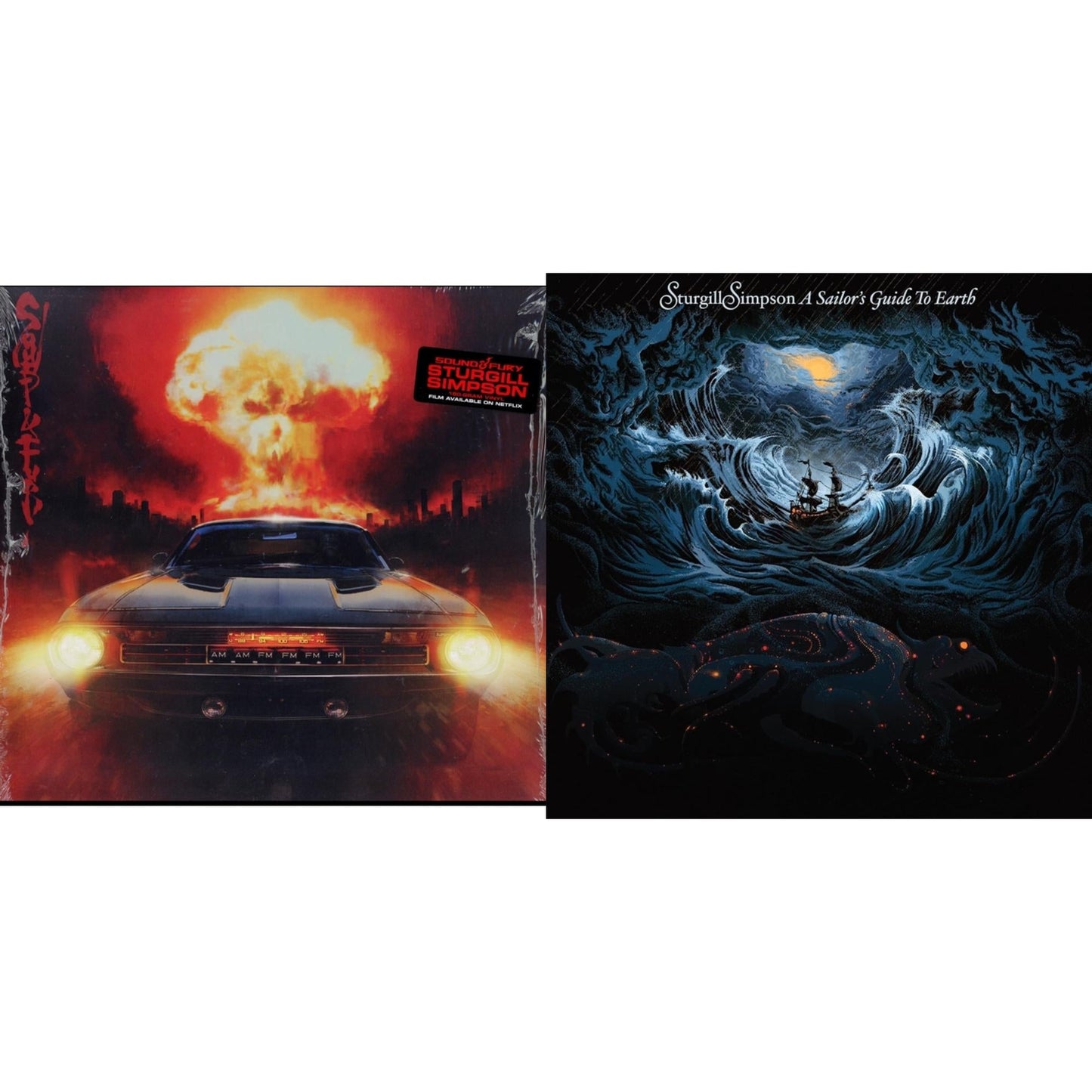 Sturgill Simpson - Sound & Fury & Sailor's Guide To Earth (Clear LP Vinyl)