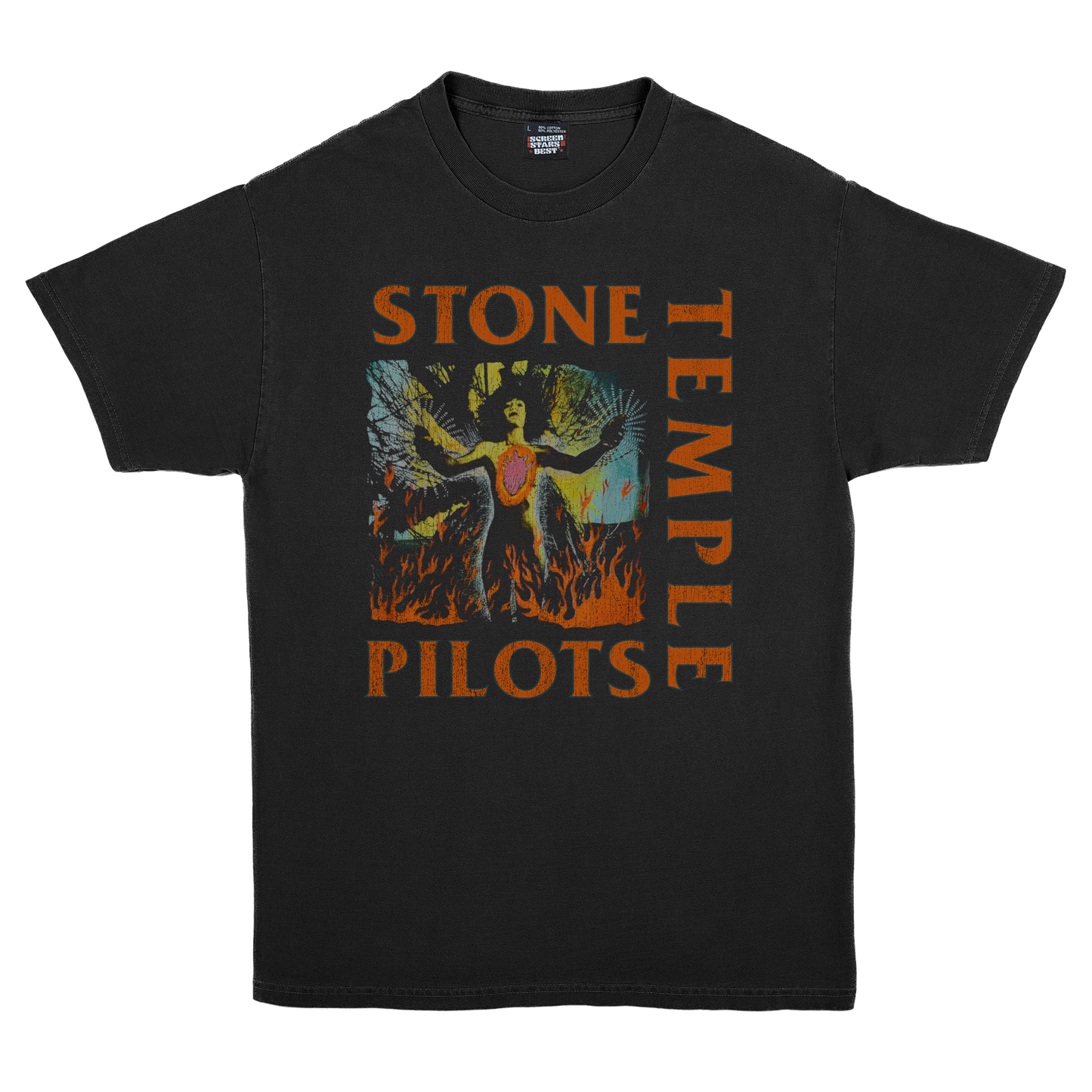 Stone Temple Pilots STP Core Mens T Shirt Black Officially Licensed