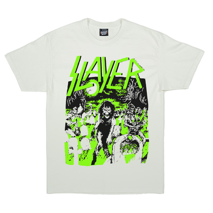 Slayer Undead Mens T Shirt White Officially Licensed