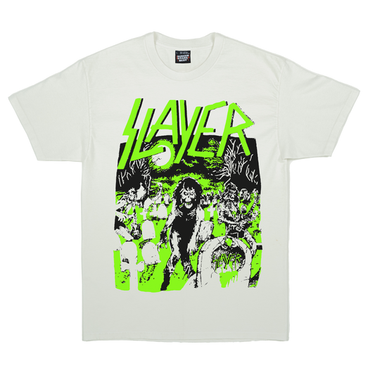 Slayer Undead Mens T Shirt White Officially Licensed