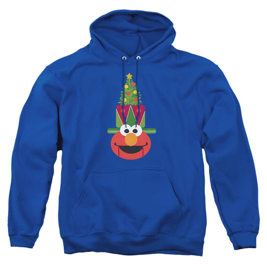 Sesame Street Christmas Nutcracker Elmo Mens Hoodie Royal Officially Licensed
