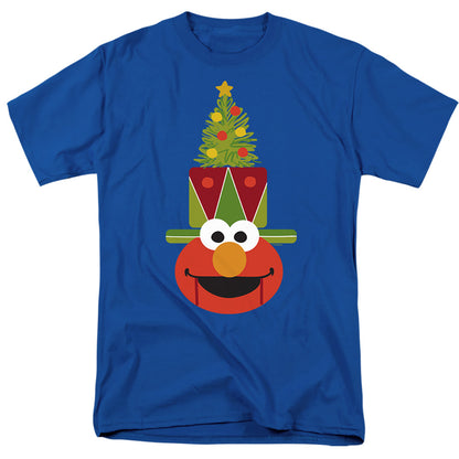 Sesame Street Christmas Nutcracker Elmo Mens T Shirt Purple Officially Licensed