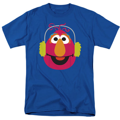 Sesame Street Christmas Nutcracker Telly Monster Mens T Shirt Purple Officially Licensed