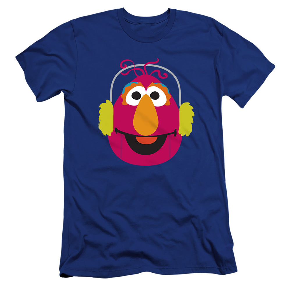 Sesame Street Christmas Nutcracker Telly Monster Hbo Premium Bella Canvas Slim Fit Mens T Shirt Royal Blue