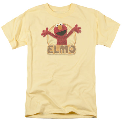 Sesame Street Elmo Iron On Mens T Shirt Banana Officially Licensed