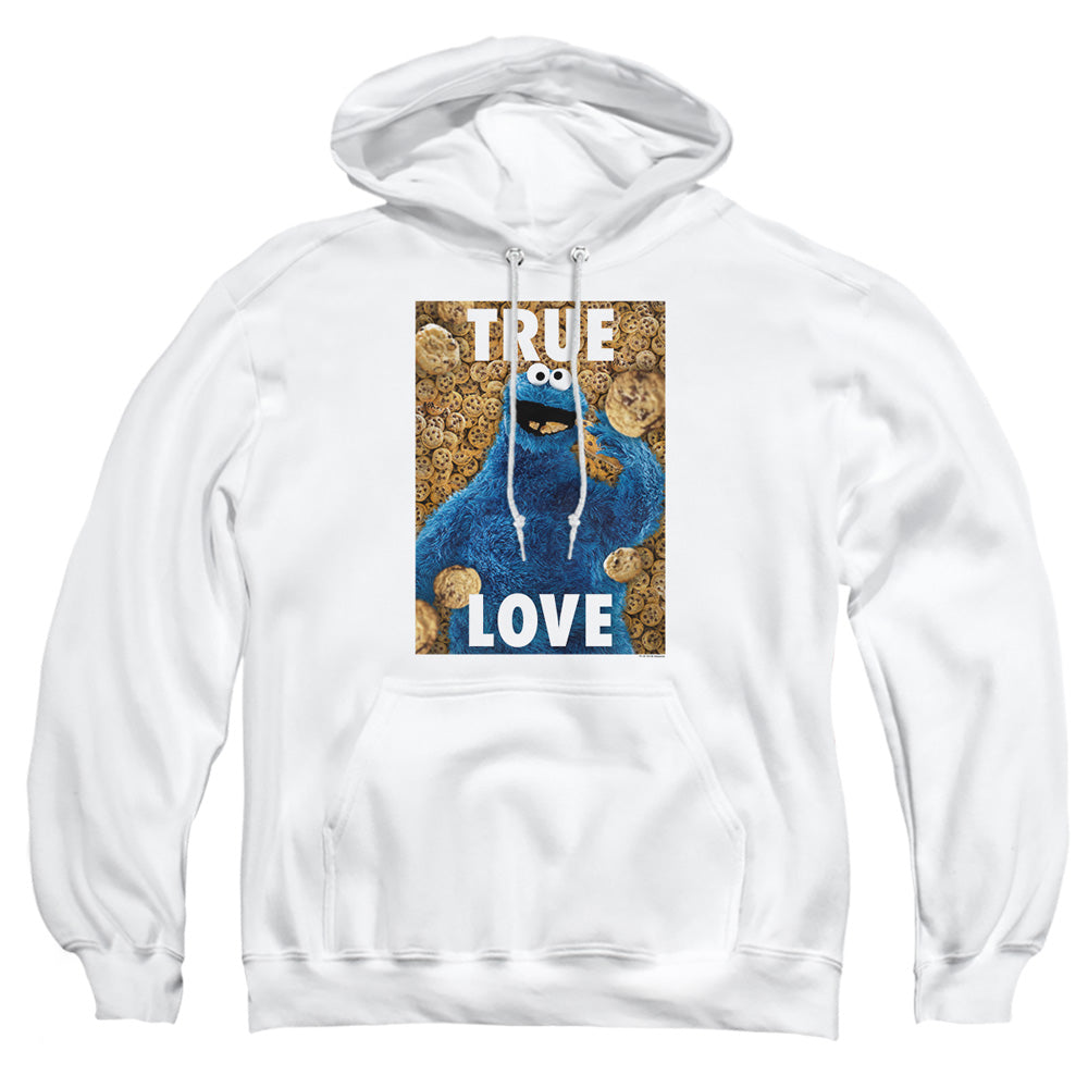 Sesame Street Beautiful Cookies Mens Hoodie White Officially Licensed
