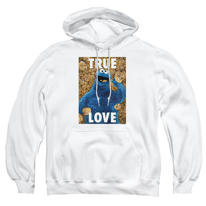 Sesame Street Beautiful Cookies Mens Hoodie White Officially Licensed