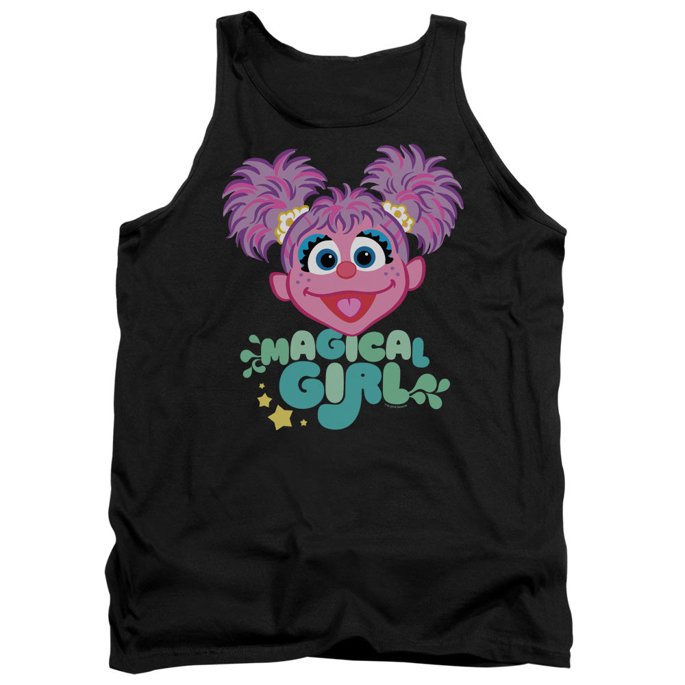 Sesame Street Scribble Head Mens Tank Top Shirt Black