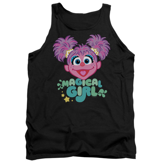 Sesame Street Scribble Head Mens Tank Top Shirt Black