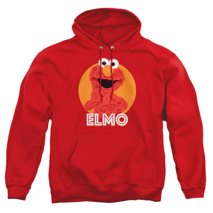 Sesame Street Elmo Scribble Mens Hoodie Red Officially Licensed