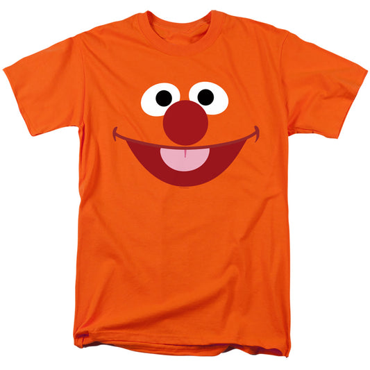 Sesame Street Ernie Face Mens T Shirt Orange Officially Licensed