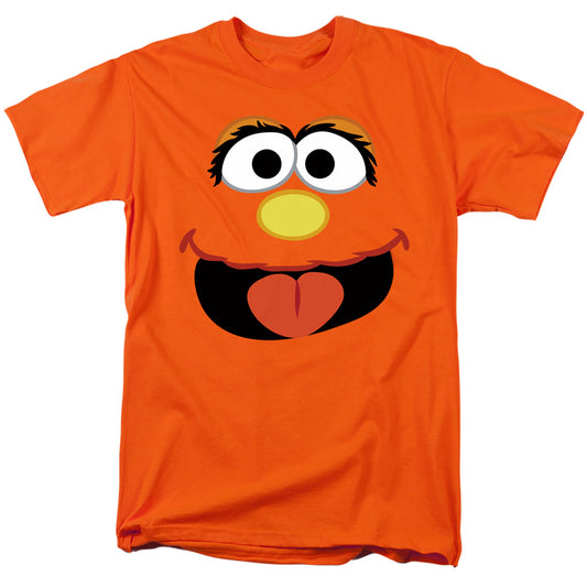 Sesame Street Murray Face Mens T Shirt Orange Officially Licensed