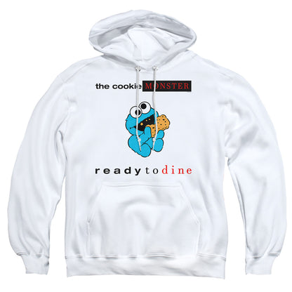 Sesame Street Ready To Dine Mens Hoodie White Officially Licensed