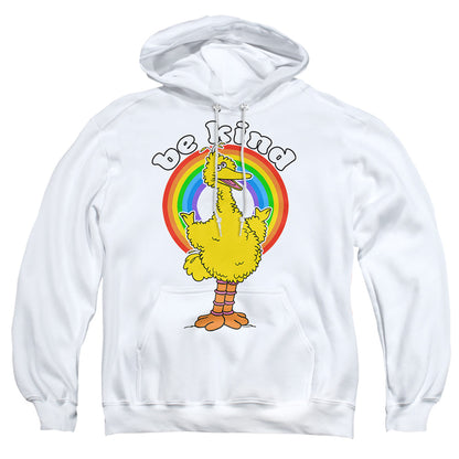 Sesame Street Be Kind Mens Hoodie White Officially Licensed