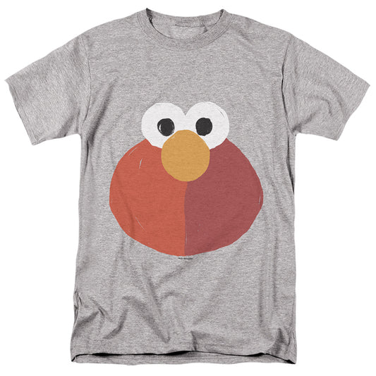 Sesame Street The Elmo Smile Mens T Shirt Athletic Heather Officially Licensed