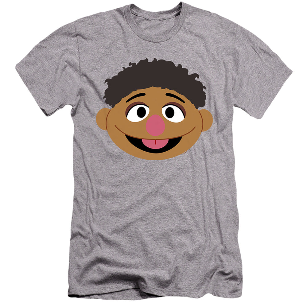 Sesame Street Tamir Face Hbo Premium Bella Canvas Slim Fit Mens T Shirt Athletic Heather