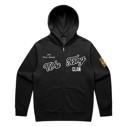 Wu-Tang Clan Officially Licensed Shaolin Sluggers Zip Up Hoodie Black