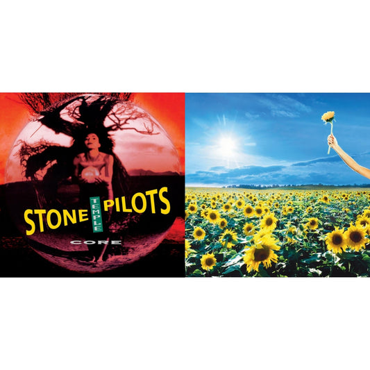 Stone Temple Pilots - Thank You (Opaque Sky Blue Vinyl/2LP) (Rocktober) & Core (2017 Remaster)
