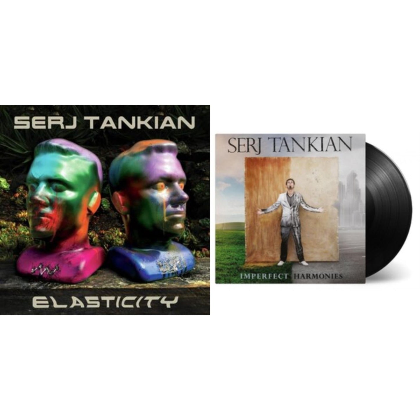 Serj Tankian - Elasticity & Imperfect Harmonies (180G) - LP Vinyl Bundle