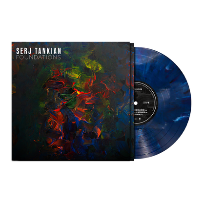 Serj Tankian 'Foundations' EP (Limited Edition – Only 500 Made, Dark Blue Marble w/ Etched B-Side Vinyl) Vinyl Record