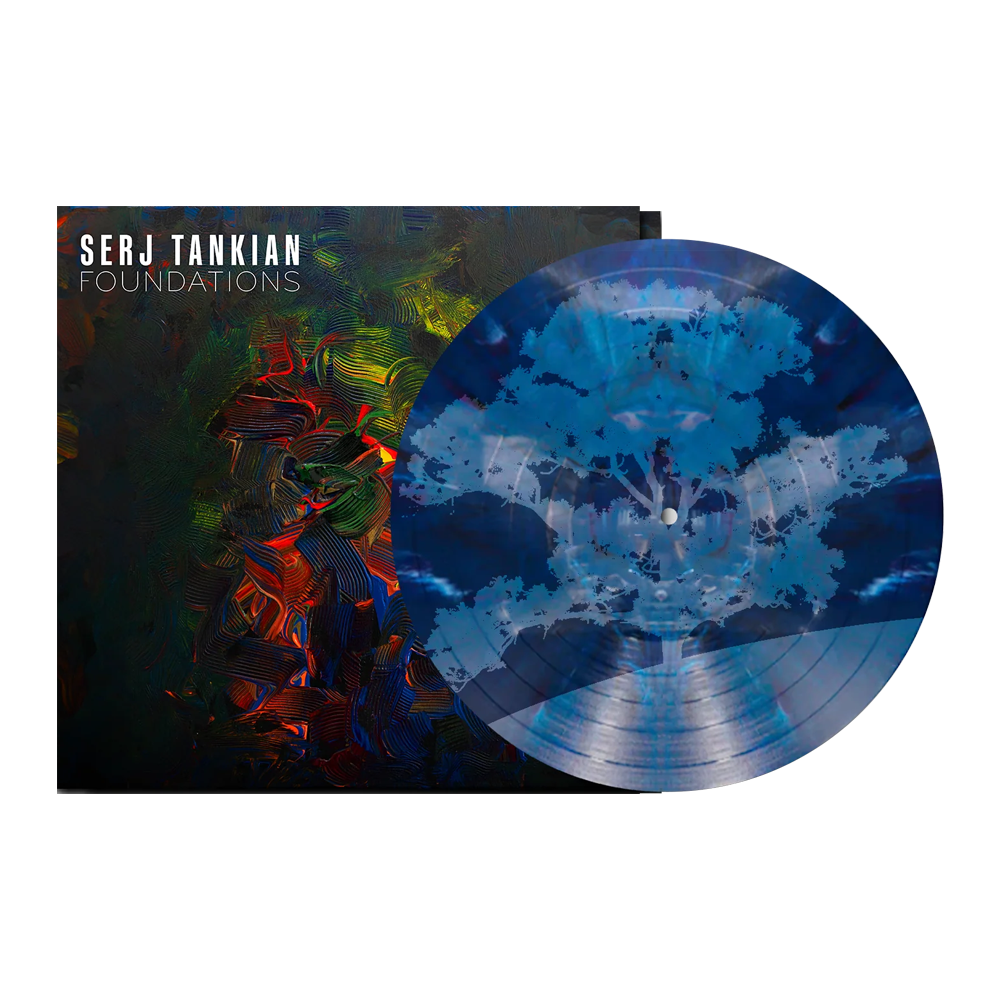Serj Tankian 'Foundations' EP (Limited Edition – Only 500 Made, Dark Blue Marble w/ Etched B-Side Vinyl) Vinyl Record