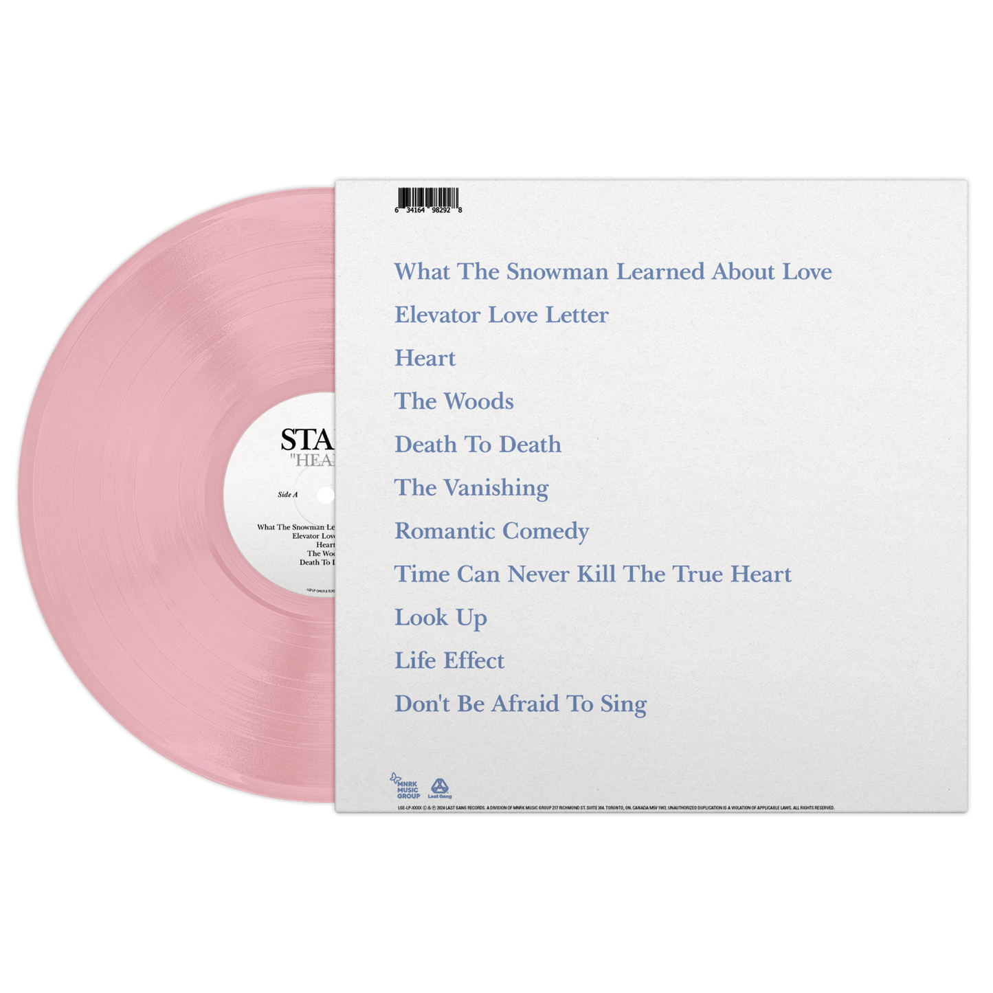 Stars - Heart Vinyl Record