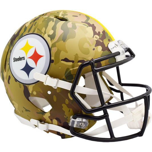 Pittsburgh Steelers CAMO Full Size Authentic Football Helmet