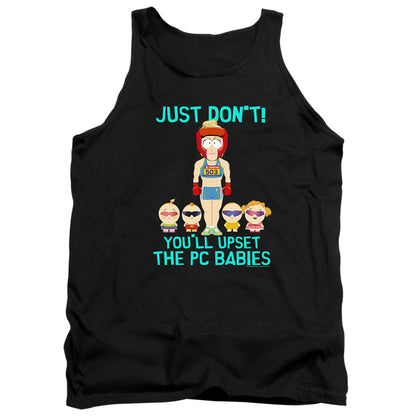 South Park Pc Babies Mens Tank Top Shirt Black