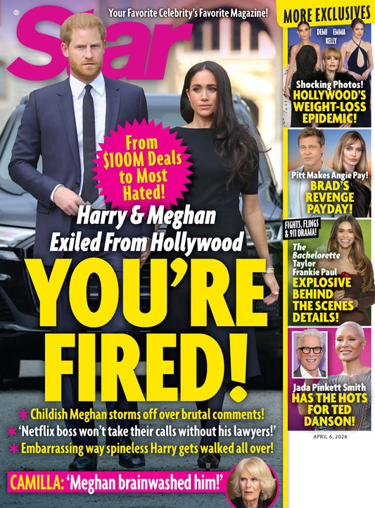 Star - 04.06.26: Harry & Meghan Exiled From Hollywood, Hollywood's Weight-Loss Epidemic, Brad Pitt's Revenge Payday, Jada Pinkett Smith's Crush On