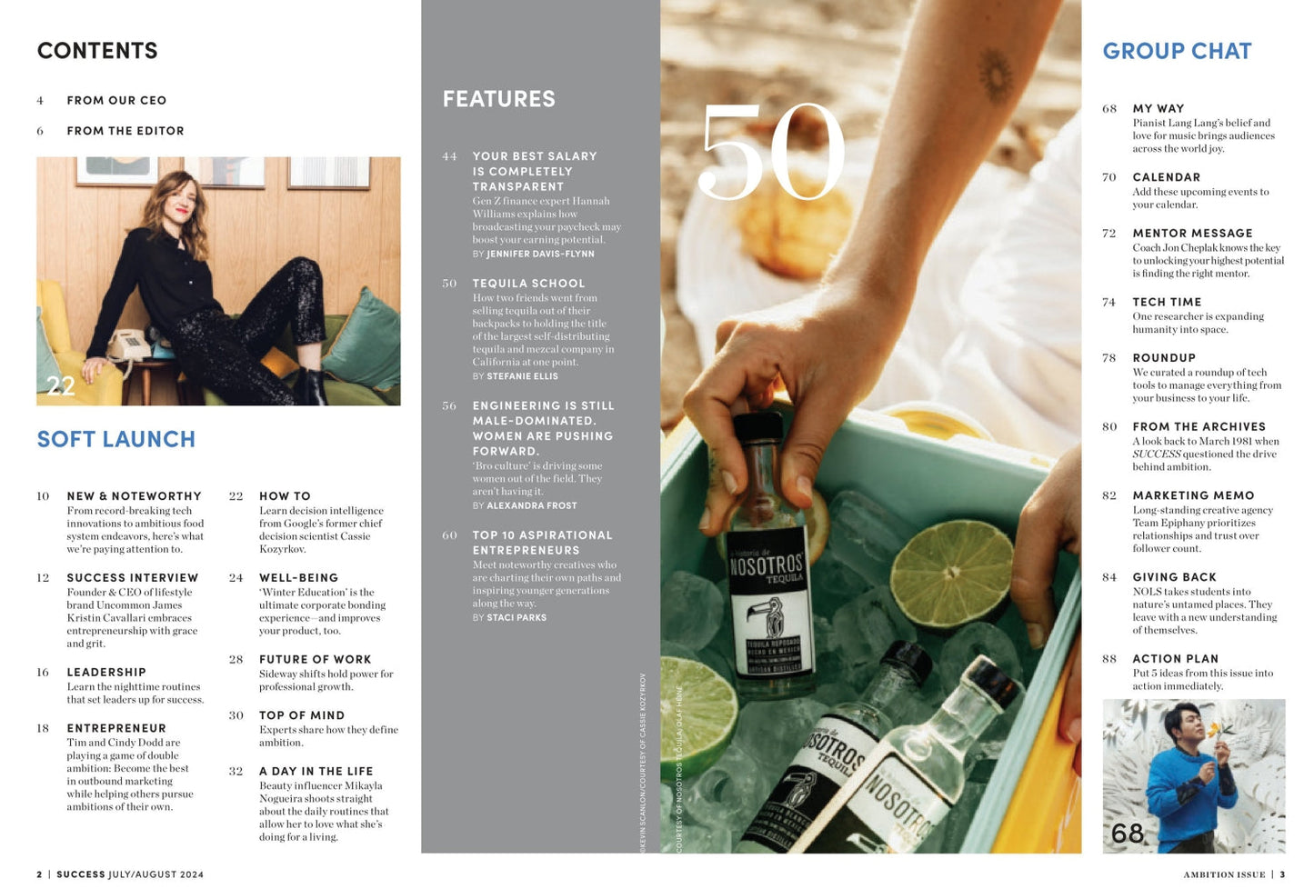 SUCCESS Magazine - July & August 2024: Lilly Singh's Innovative Use Of Digital Media, Biz Talk With Kristin Cavallari, 10 Entrepreneurs Influencing The Youth, Habits Of Successful Leaders & More!