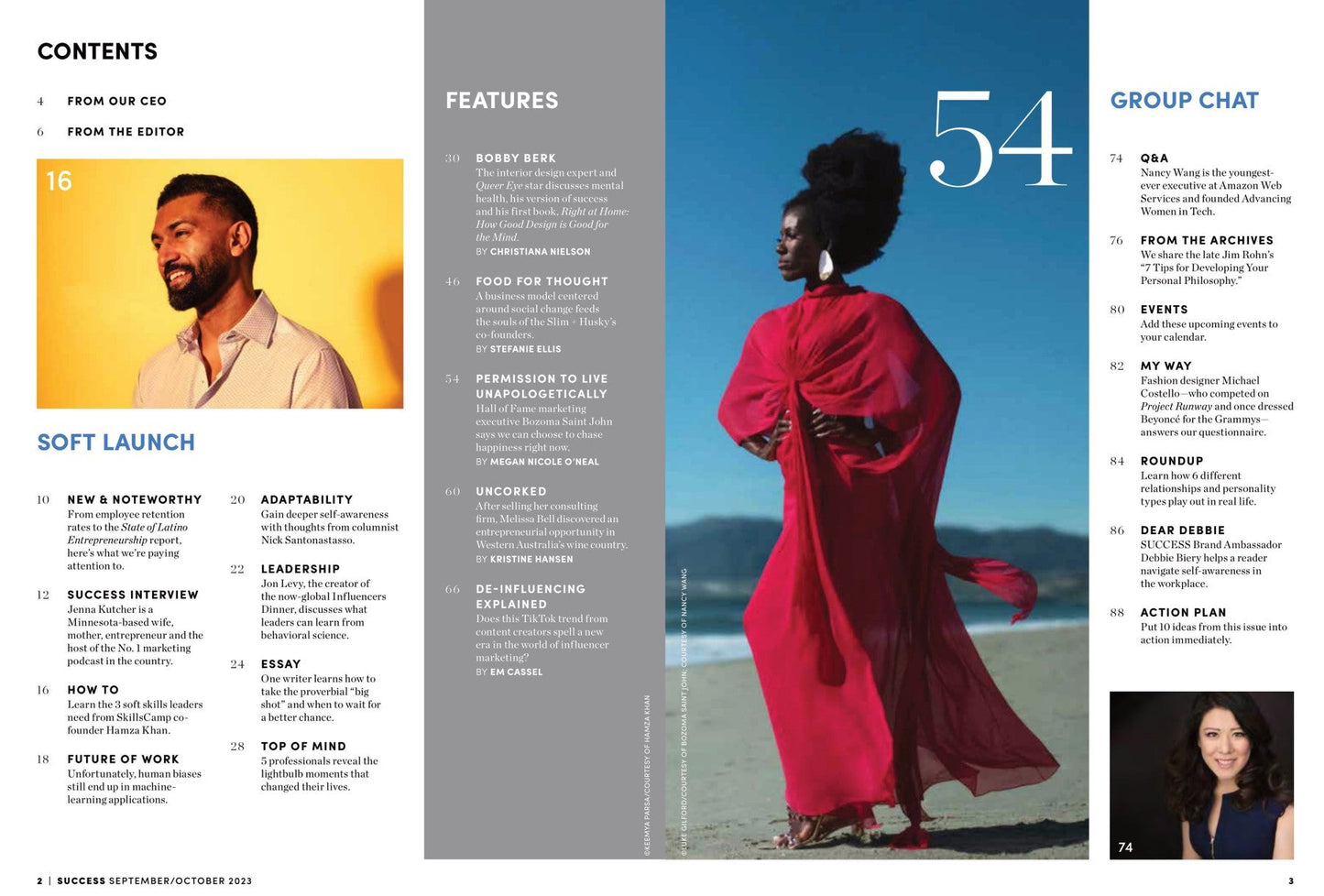 SUCCESS Magazine - September & October 2023: Wellness Entrepreneur Kris Carr's Growth Mindset & Marketing Podcast, TikTok Deinfluencing, Design A Better Life With Queer Eye's Bobby Berk & More!