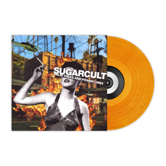 Sugarcult - Palm Trees and Power Lines [LP] (Exclusive - Limited to 300, Orange Crush Glitter Vinyl) Vinyl Record