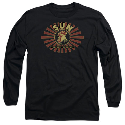 Sun Sun Ray Rooster Mens Long Sleeve Shirt Black Officially Licensed