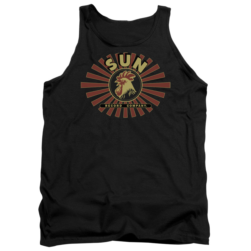 Sun Sun Ray Rooster Mens Tank Top Shirt Black