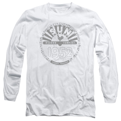 Sun Records Crusty Logo Mens Long Sleeve Shirt White Officially Licensed