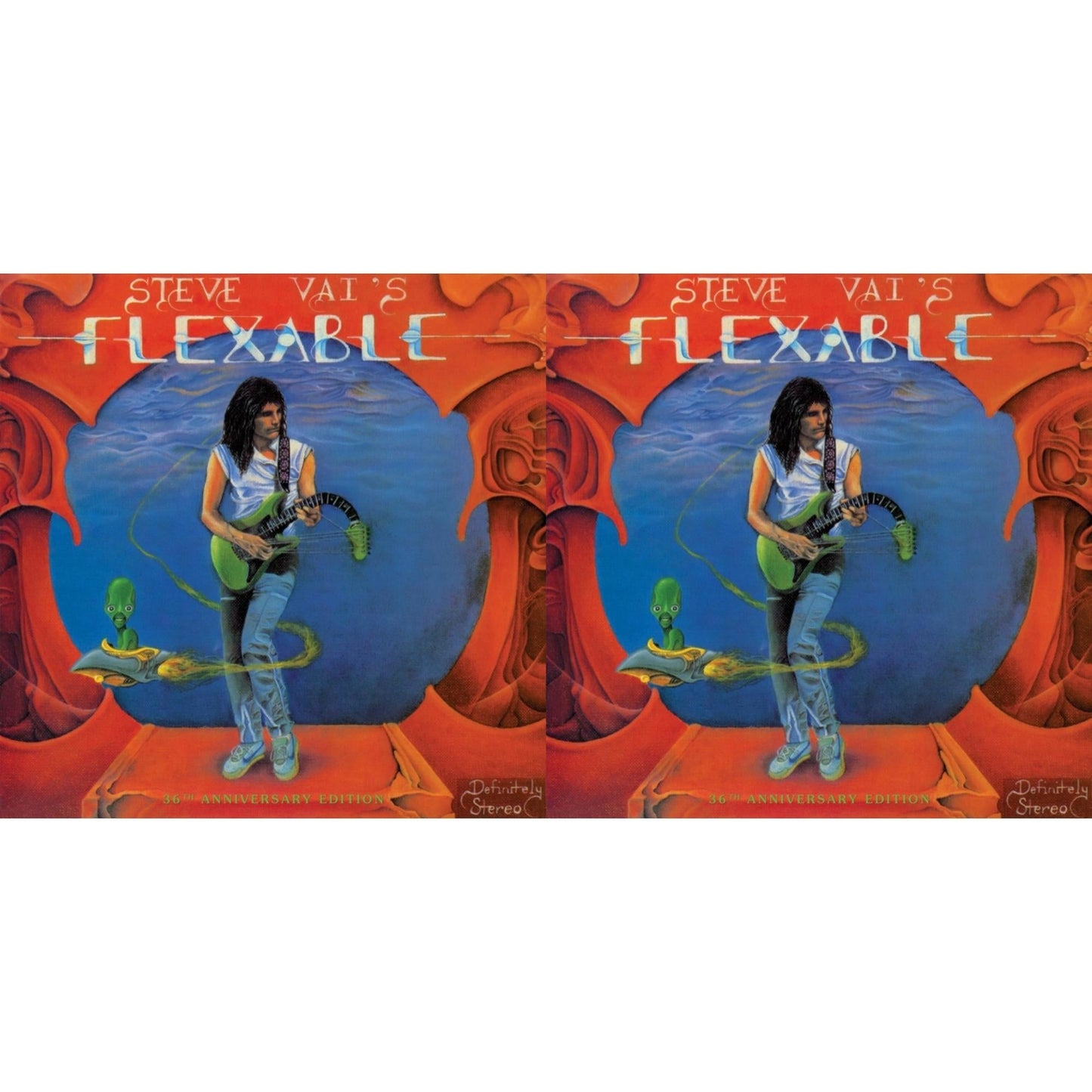 Steve Vai - Flex-Able (36Th Anniversary/Picture Disc) & Flex-Able (36Th Anniversary/180G) - LP Vinyl Bundle