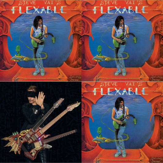Steve Vai - Flex-Able (36Th Anniversary/Clear Disc LP Vinyl) & Flex-Able (36Th Anniversary/Picture Disc) & Flex-Able (36Th Anniversary/180G) & Inviolate