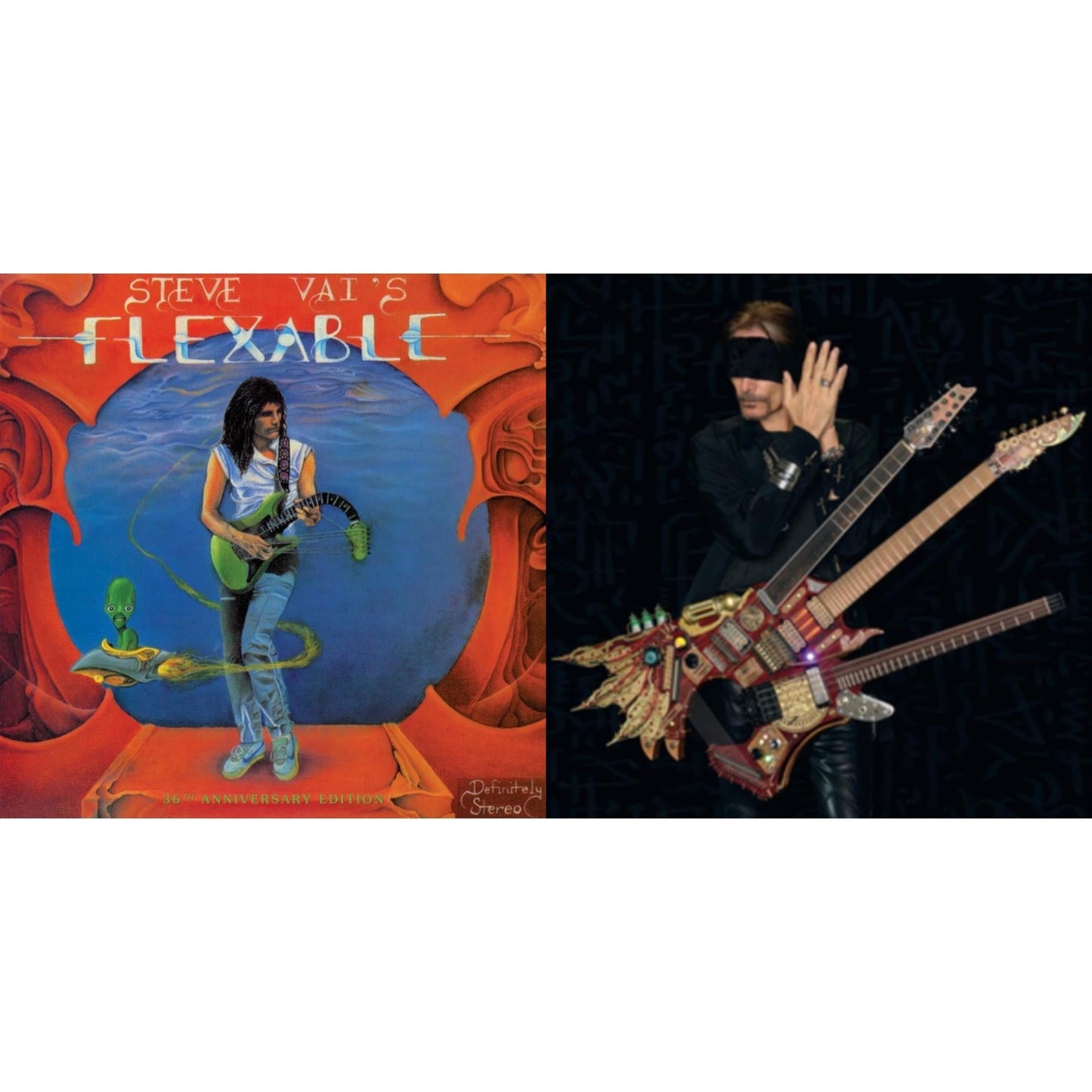 Steve Vai - Flex-Able (36Th Anniversary/Clear Disc LP Vinyl) & Inviolate