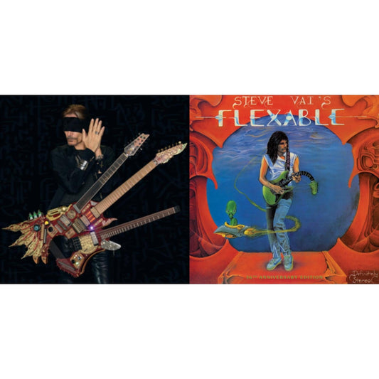 Steve Vai - Inviolate & Flex-Able (36Th Anniversary/180G) - LP Vinyl Bundle