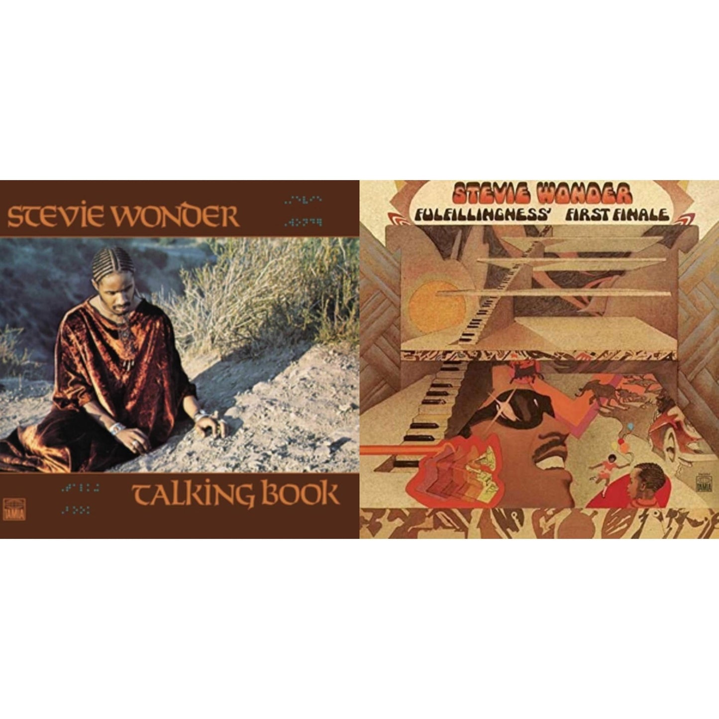 Stevie Wonder - Talking Book & Fulfillingness' First Finale - LP Vinyl Bundle