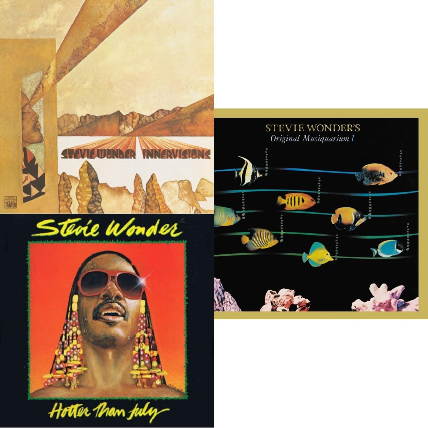 Stevie Wonder - Innervisions & Hotter Than July & Original Musiquarium I (2LP)