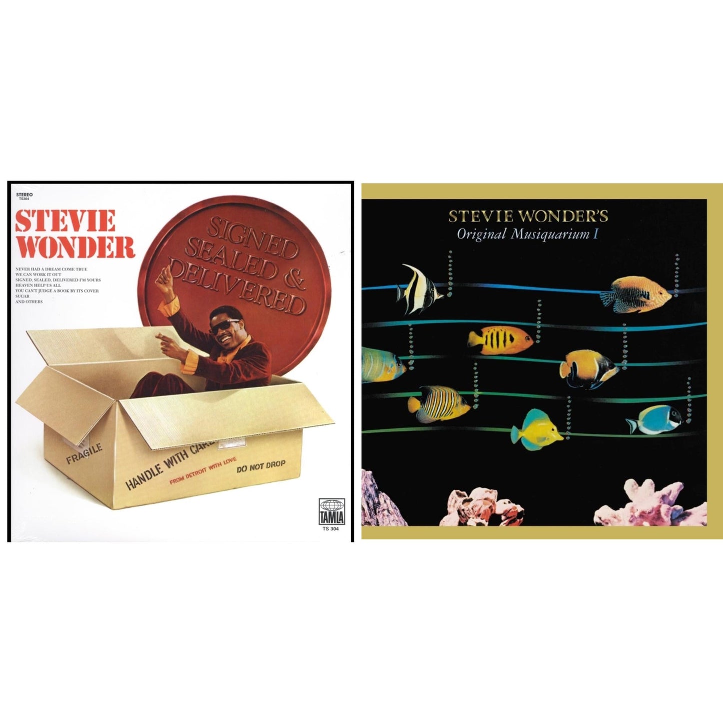 Stevie Wonder - Original Musiquarium I (2LP) & Signed Sealed And Delivered (LP)