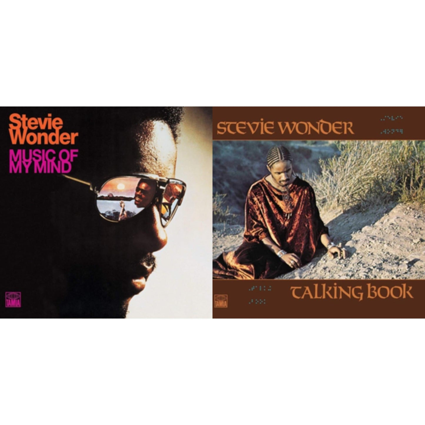 Stevie Wonder - Music Of My Mind & Talking Book - LP Vinyl Bundle
