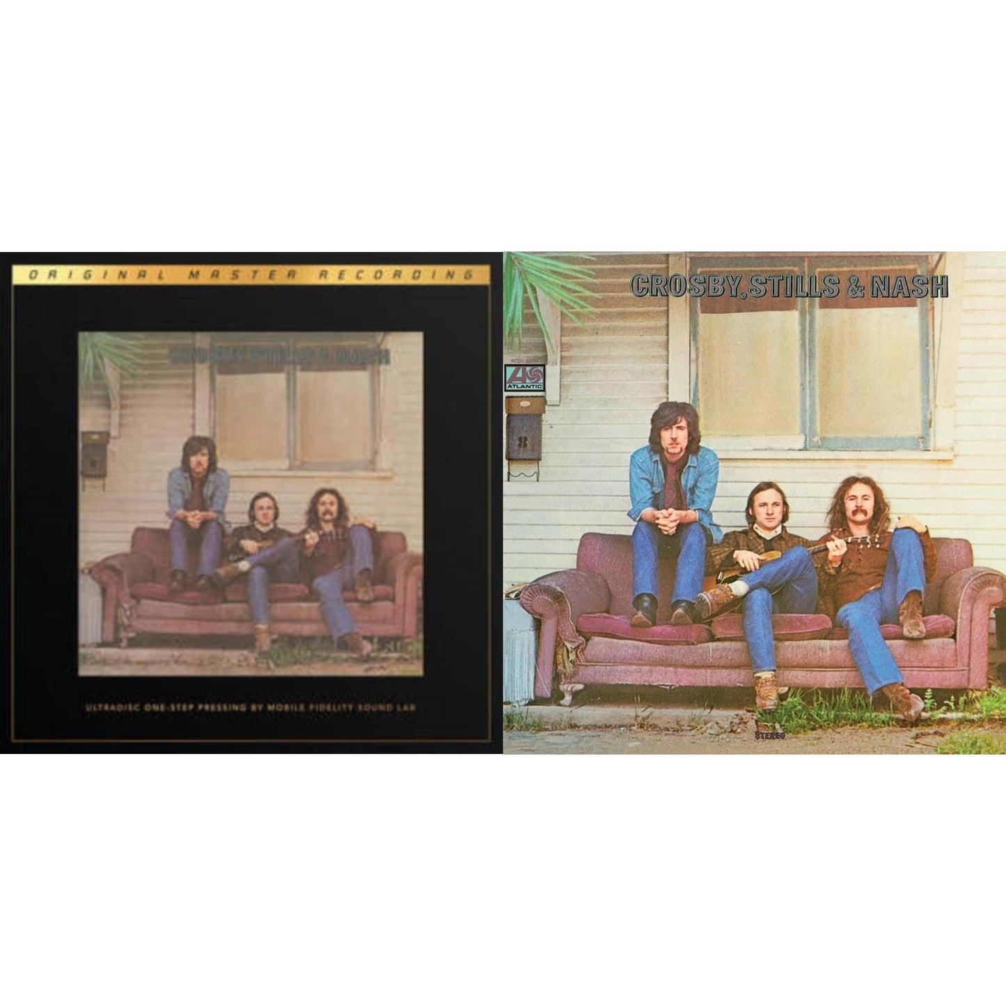 Stills & Nash Crosby - Crosby, Stills & Nash (Clear LP Vinyl) & Crosby, Stills & Nash (2LP/180G/45RPM Supervinyl Ultradisc One-Step/Original Masters/Limited)